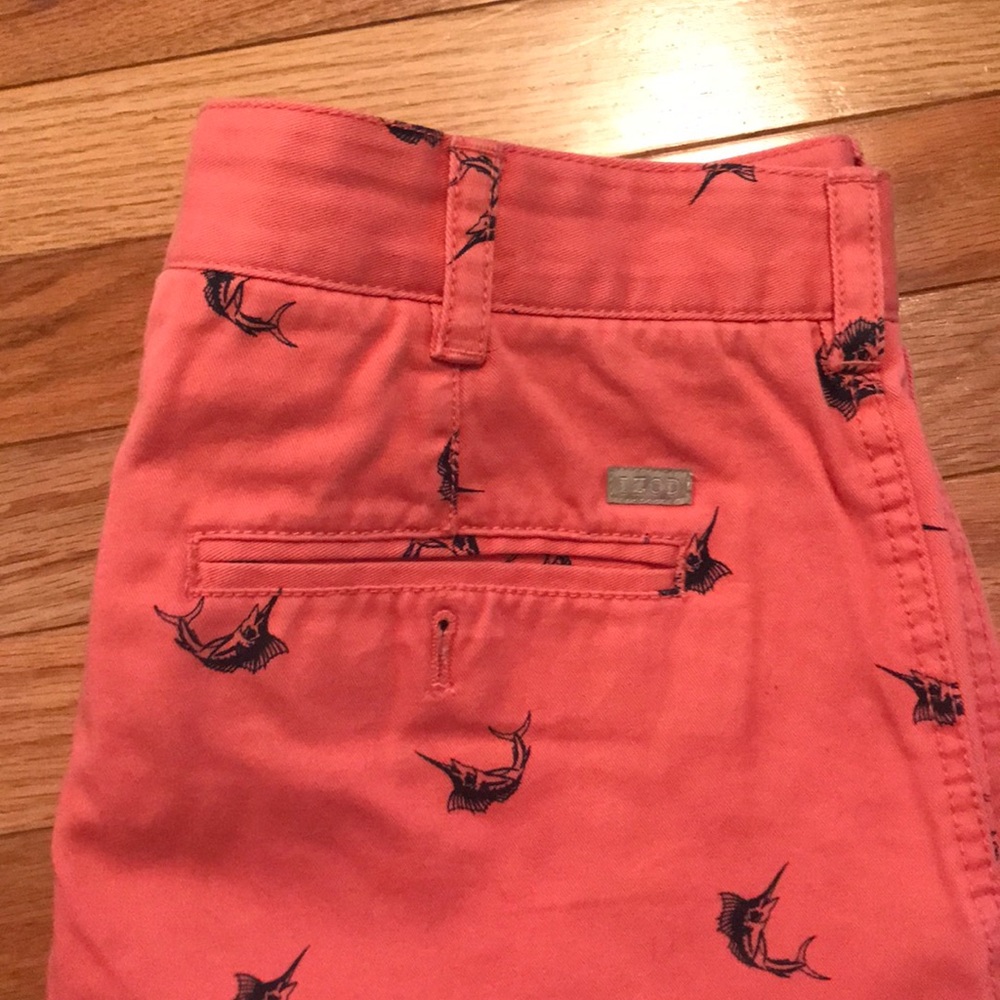 Fish Pattern Shorts - Picture 2 of 3